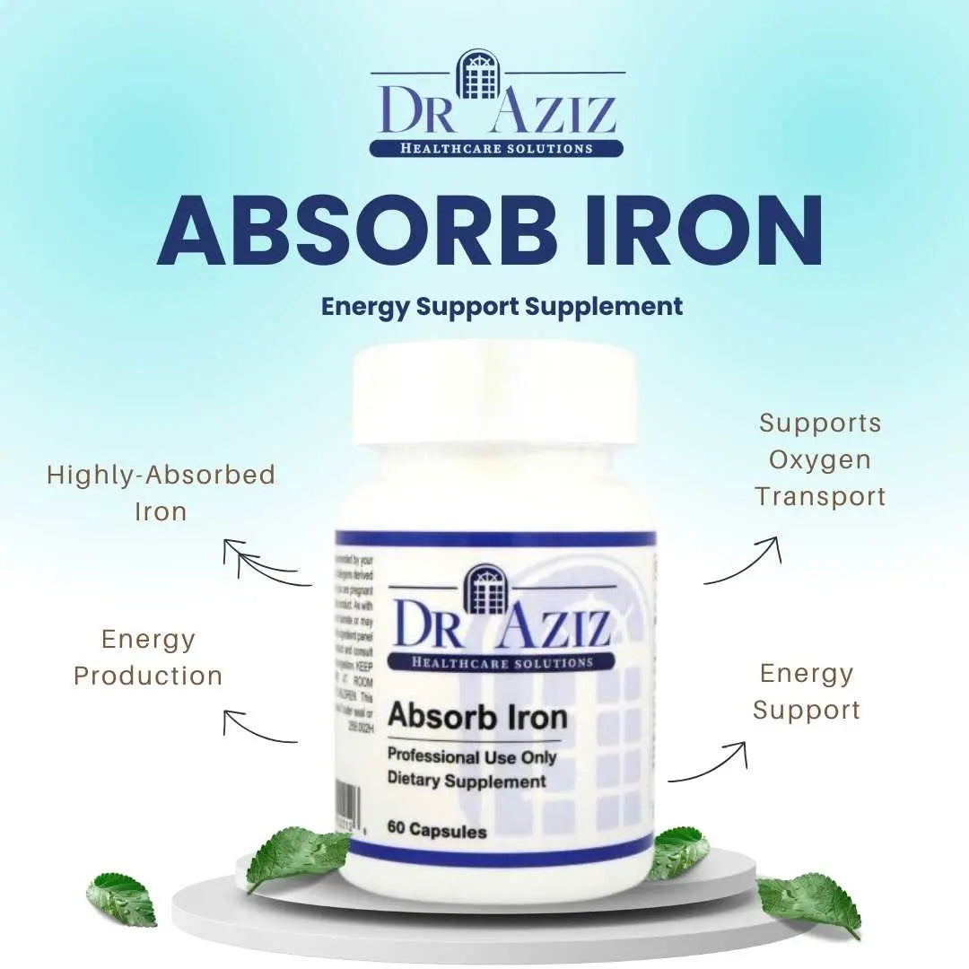 Absorb Iron | Iron Support Supplement Dr Aziz Shop