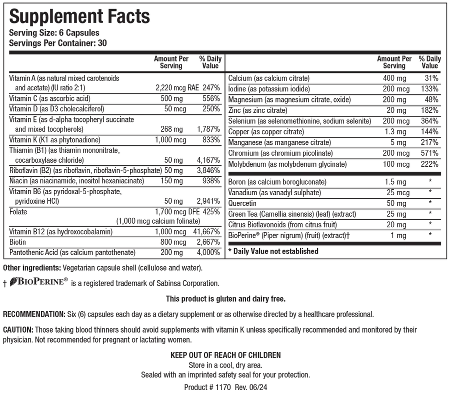 Aziz Multi | High Potency Multivitamin, Mineral Dr Aziz Shop
