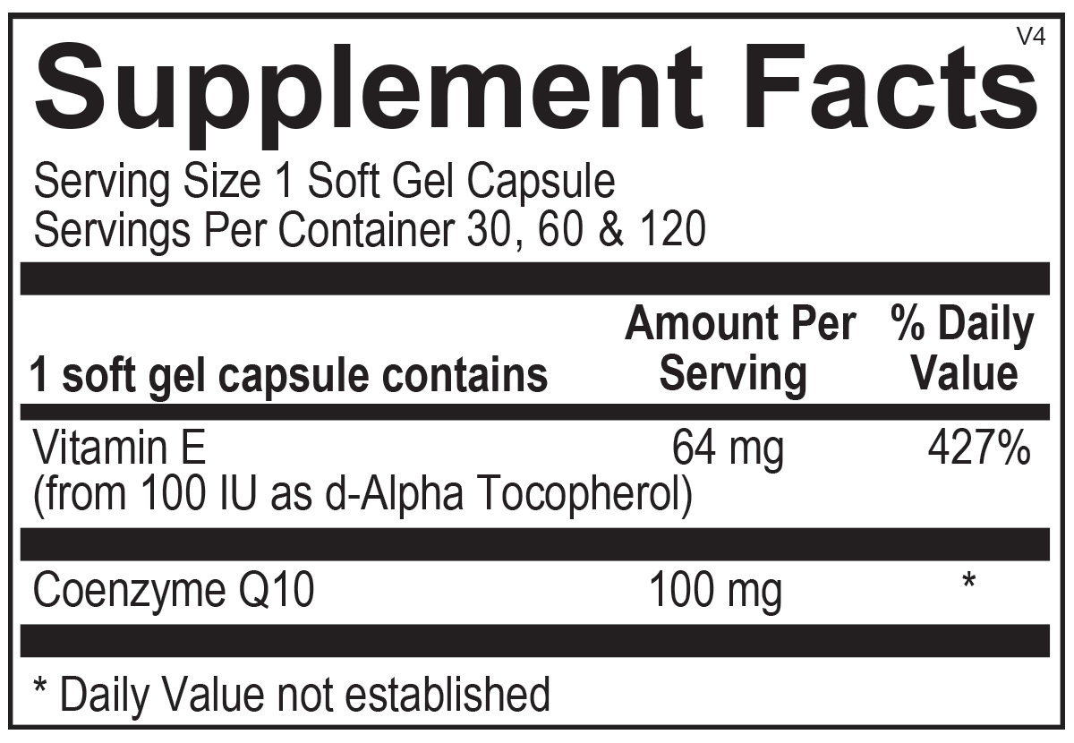 CoQ10 100mg | Heart Health Supplement