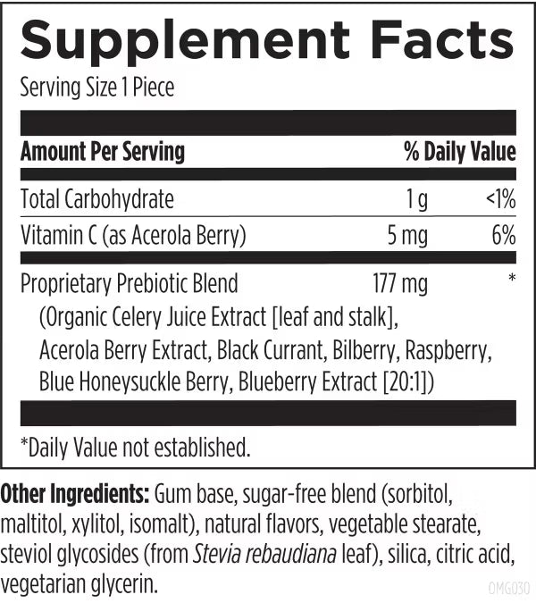 Nox Oral Microbiome Gum | Supports Nitric Oxide and Healthy Oral Microbiome