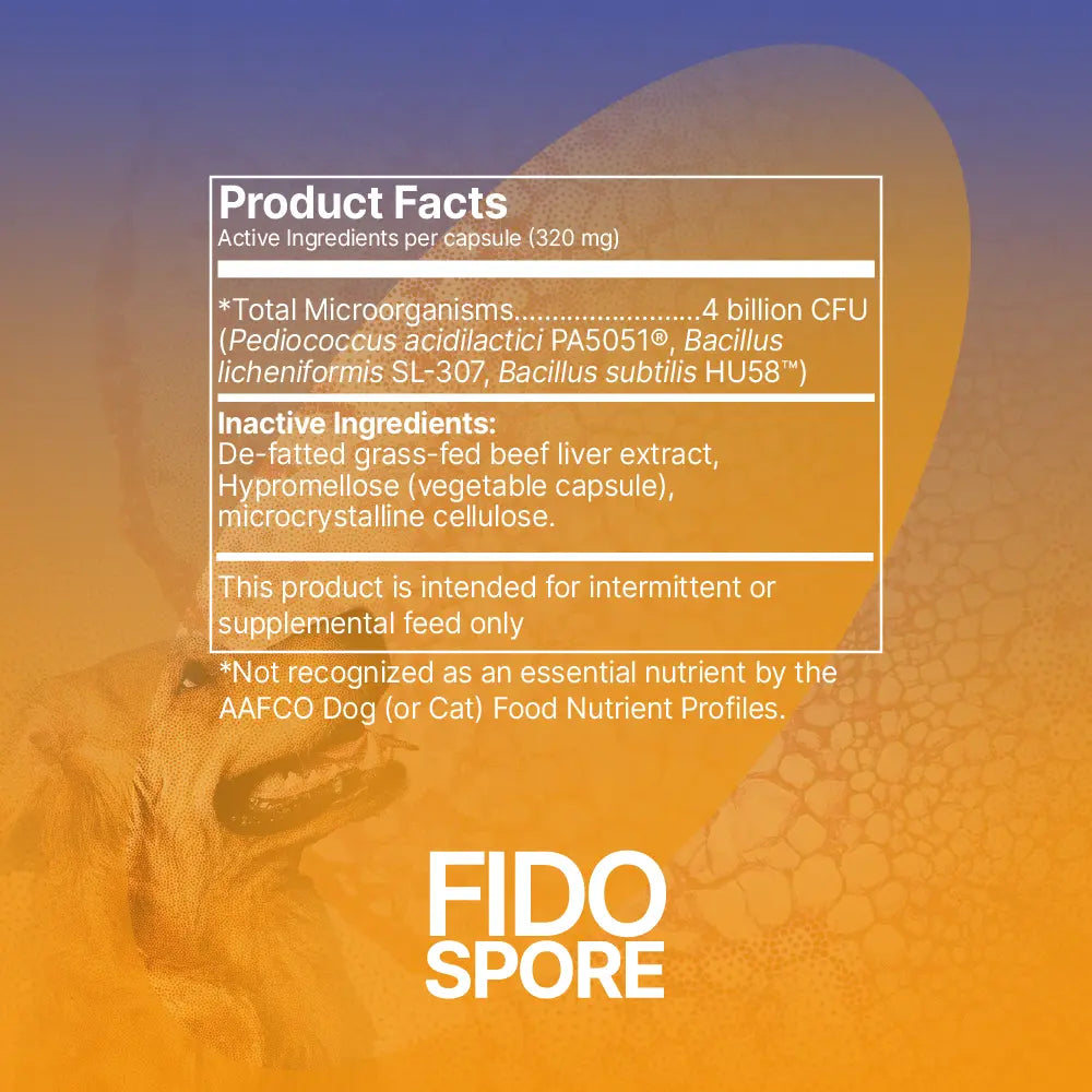 Fido Spore | Pet Probiotic Dr Aziz Shop