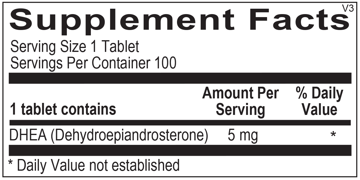 DHEA 5mg| Supports Hormone Balance and Mood Regulation