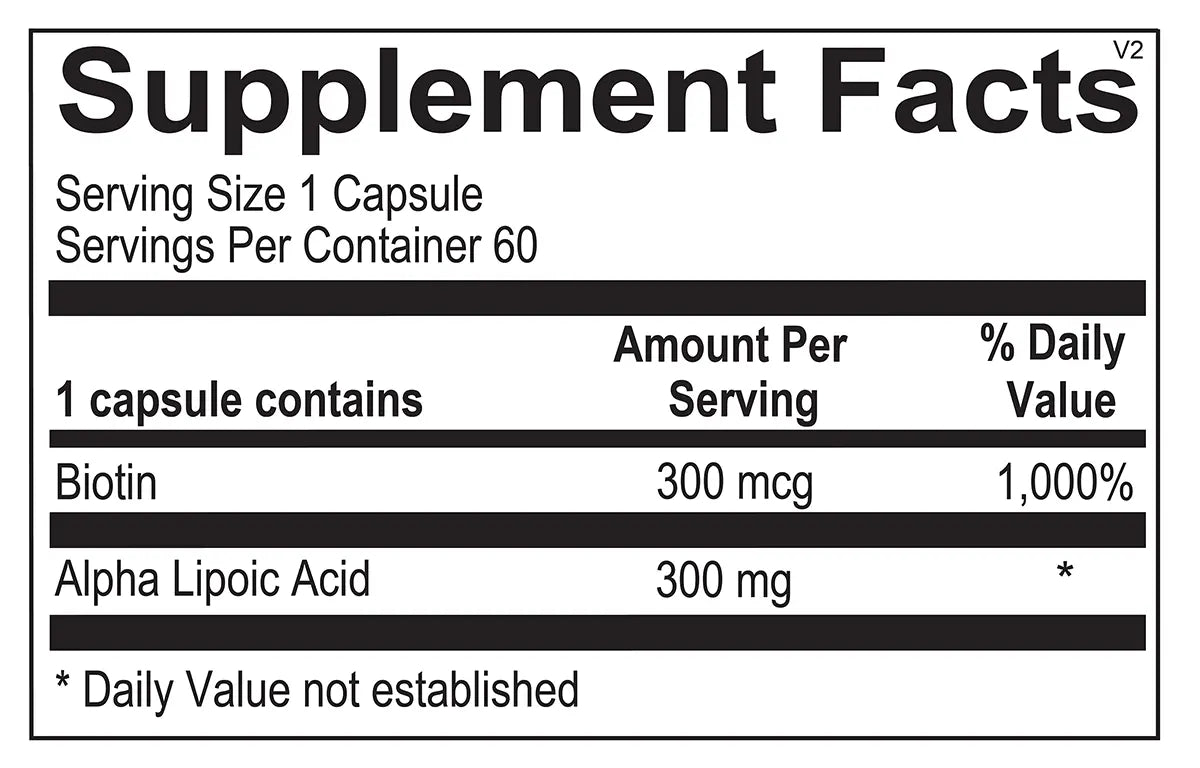 Alpha Lipoic Acid 300mg | Antioxidant Protection Dr Aziz Shop