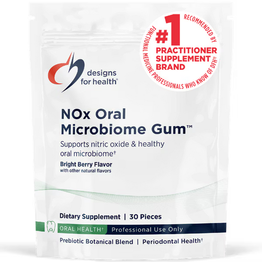 Nox Oral Microbiome Gum | Supports Nitric Oxide and Healthy Oral Microbiome