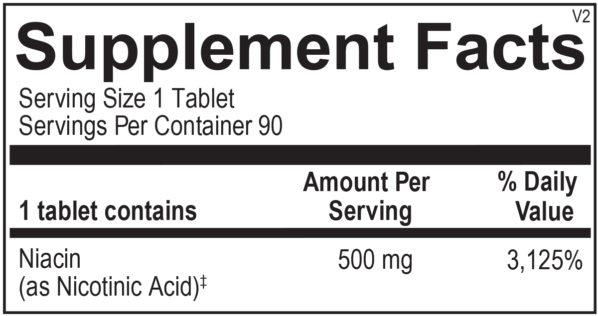 Time Release Niacin | Supports Cardiovascular Health