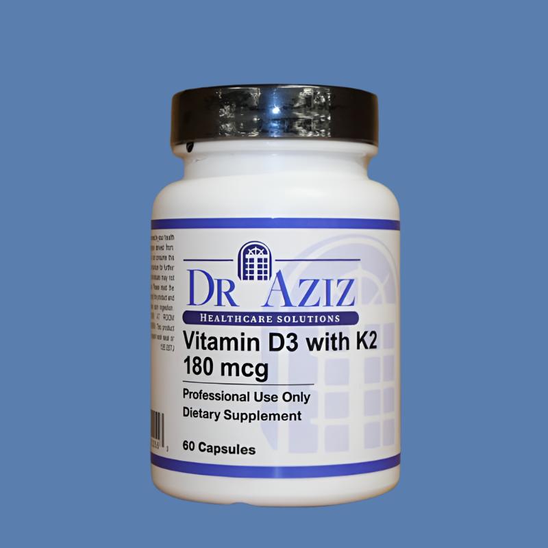 Vitamin D3 with K2 180mcg | Supports Health Calcium Balance