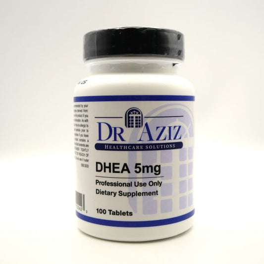 DHEA 5mg|Supports Hormone Balance and Mood Regulation|Dr Aziz Pharmacy