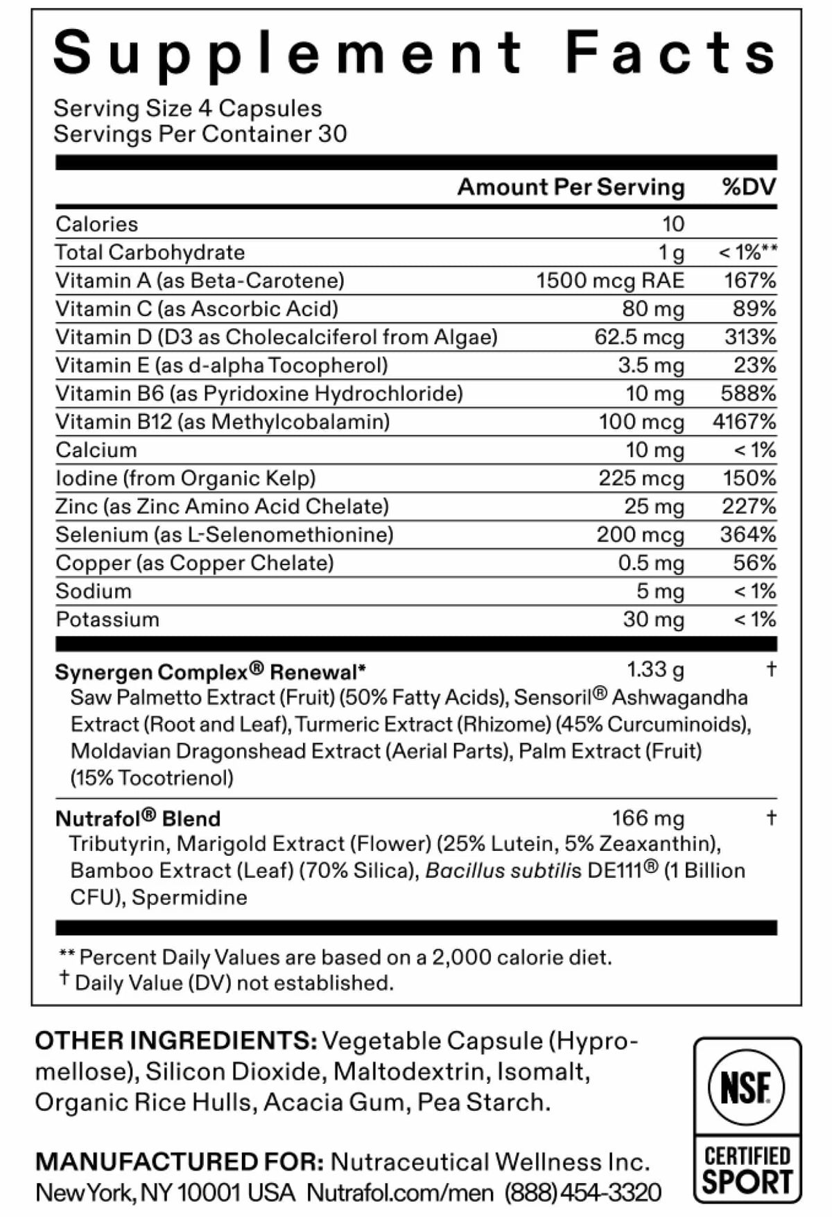 Nutrafol - Men 50+