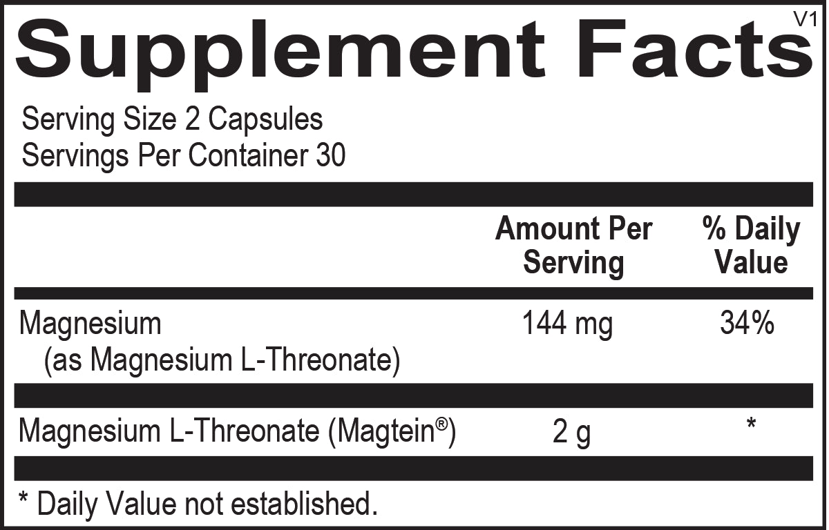 Brain Health Magnesium | Mental Focus, Clarity, Memory