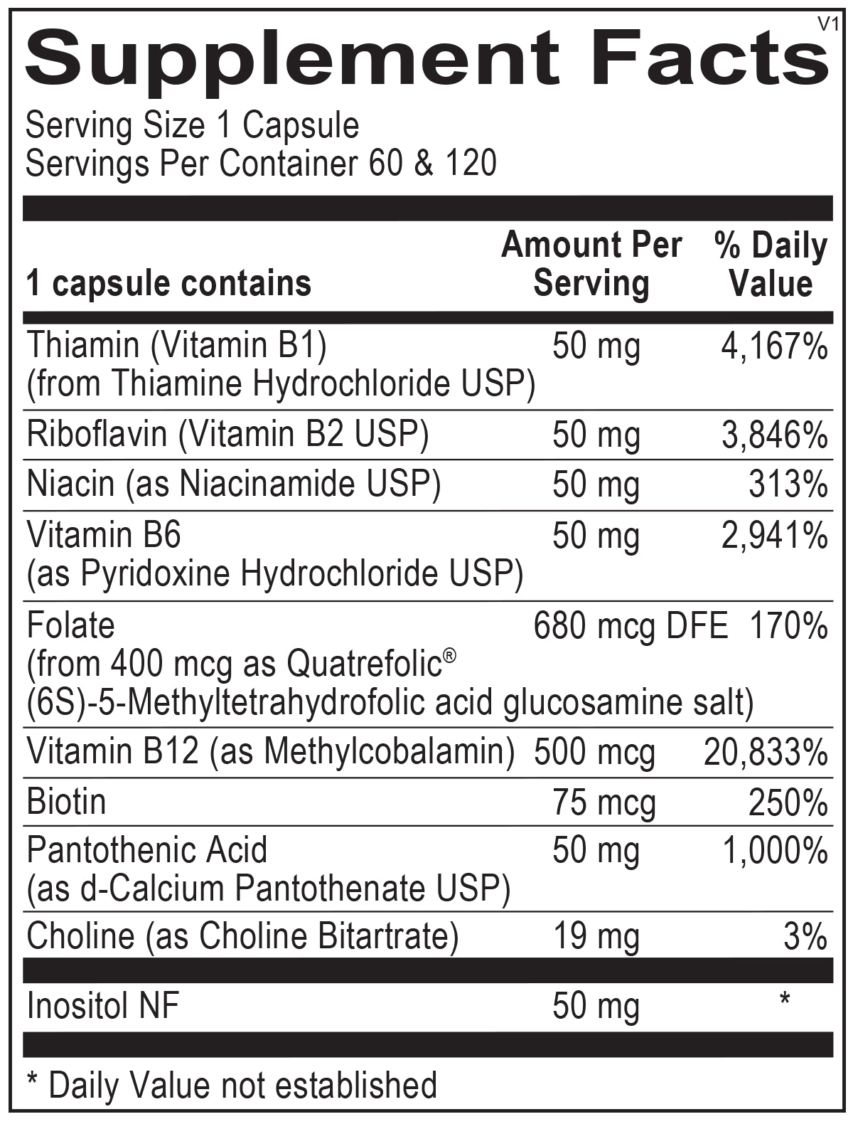 Methylated B Complex|Supports Energy Production, Immune, Cardiovascular and Neurological Health|Dr Aziz Pharmacy