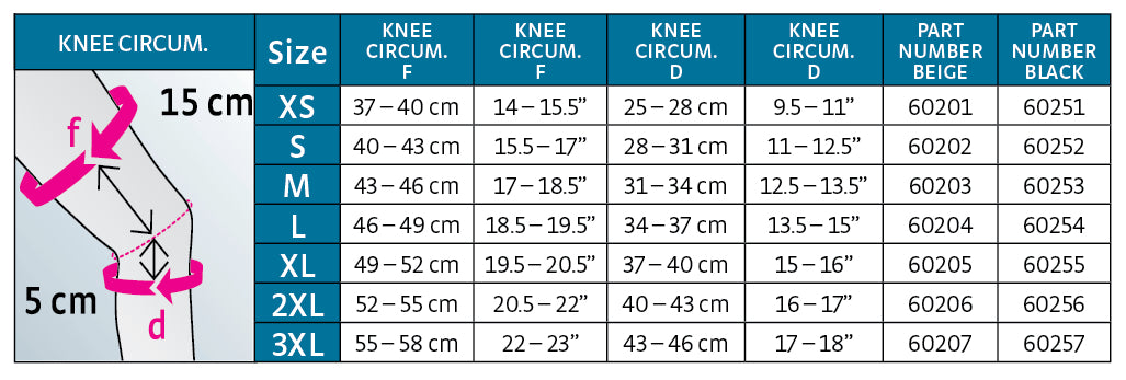 Medi Protect Seamless Knit Knee Support with Silicone Topband