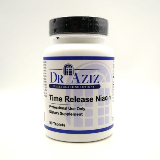 Time Release Niacin|Supports Cardiovascular Health|Dr Aziz Pharmacy